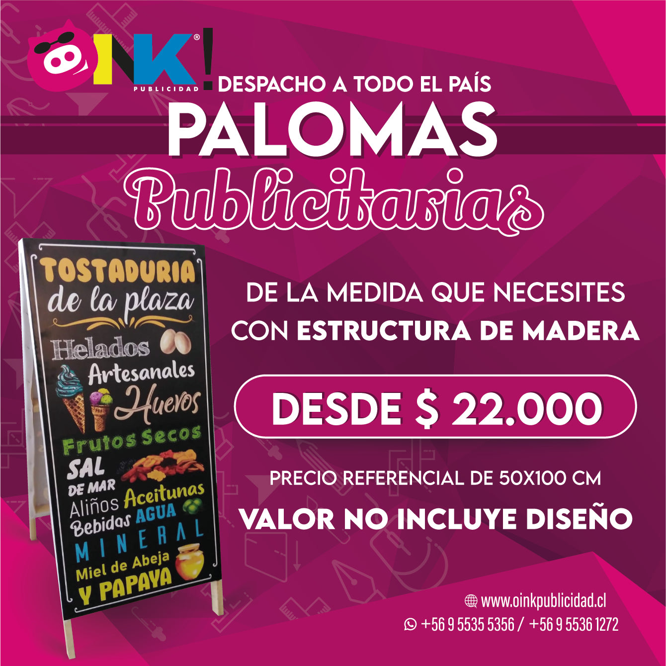 Paloma Publicitaria desde $22.000