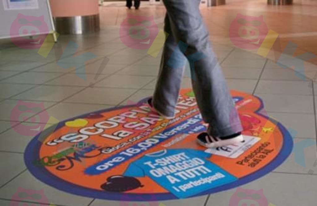 Adhesivo Floor Graphics - Oink Publicidad